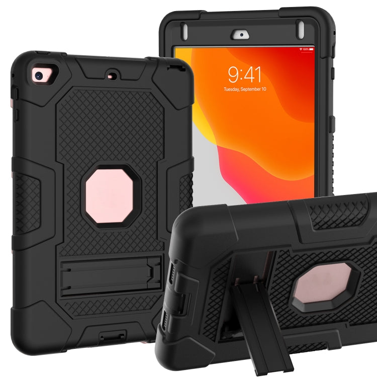 Contrast Color Robot Shockproof Silicone + PC Protective Case with Holder For iPad mini 5 / 4