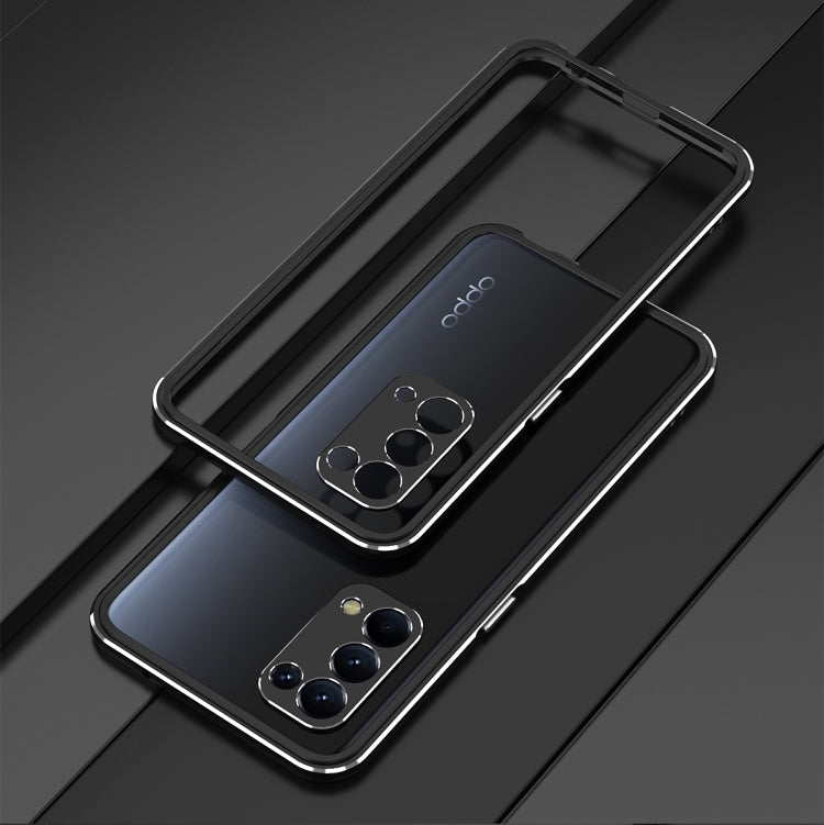 Aurora Series Lens Protector + Metal Frame Protective Case For OPPO Reno5