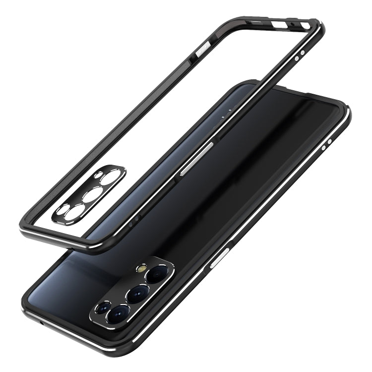 Aurora Series Lens Protector + Metal Frame Protective Case For OPPO Reno5 Pro