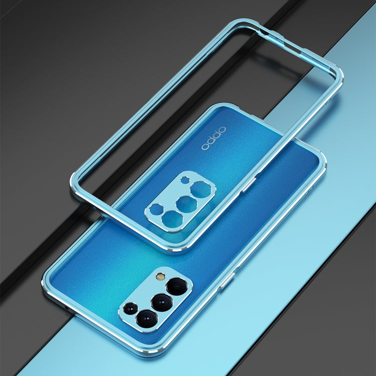 Aurora Series Lens Protector + Metal Frame Protective Case For OPPO Reno5 Pro