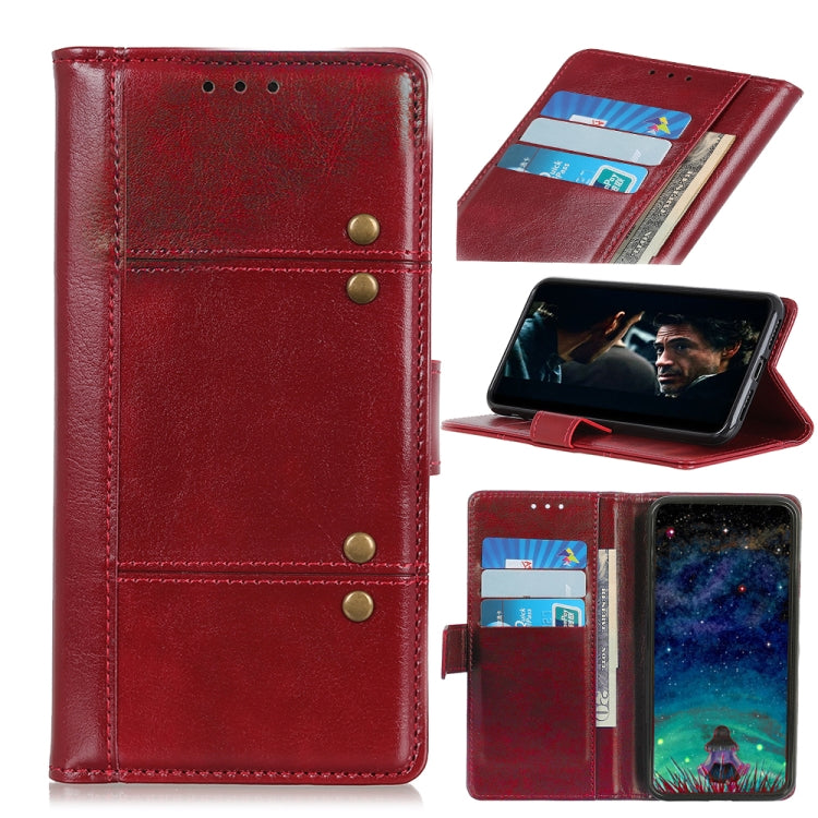 For OPPO Reno5 5G Peas Crazy Horse Texture Horizontal Flip Leather Case with Holder & Card Slots & Wallet