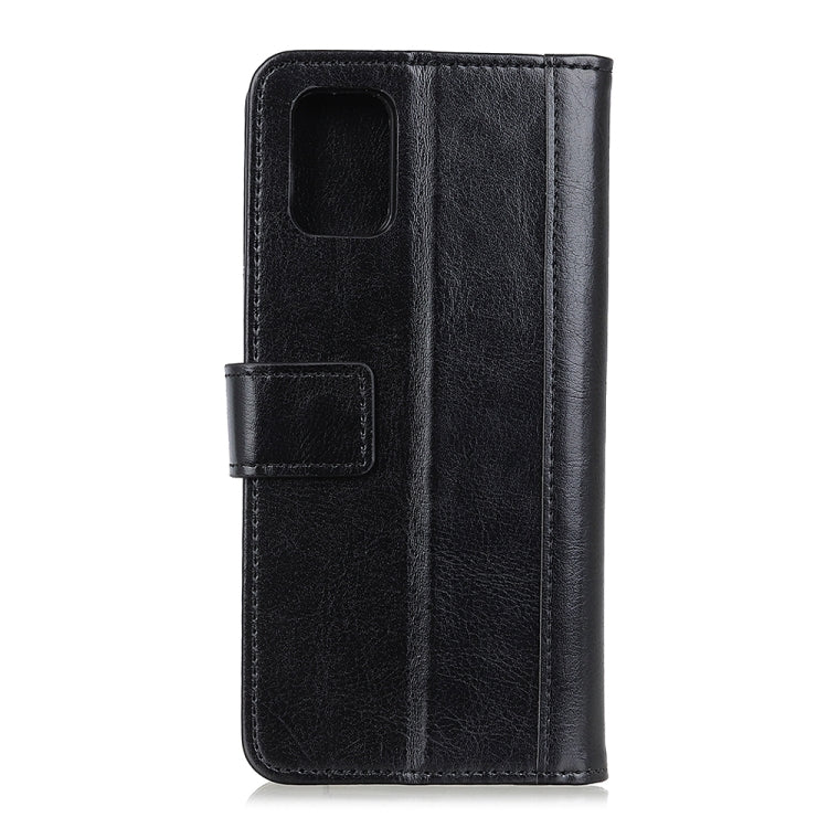 For OPPO Reno5 5G Peas Crazy Horse Texture Horizontal Flip Leather Case with Holder & Card Slots & Wallet