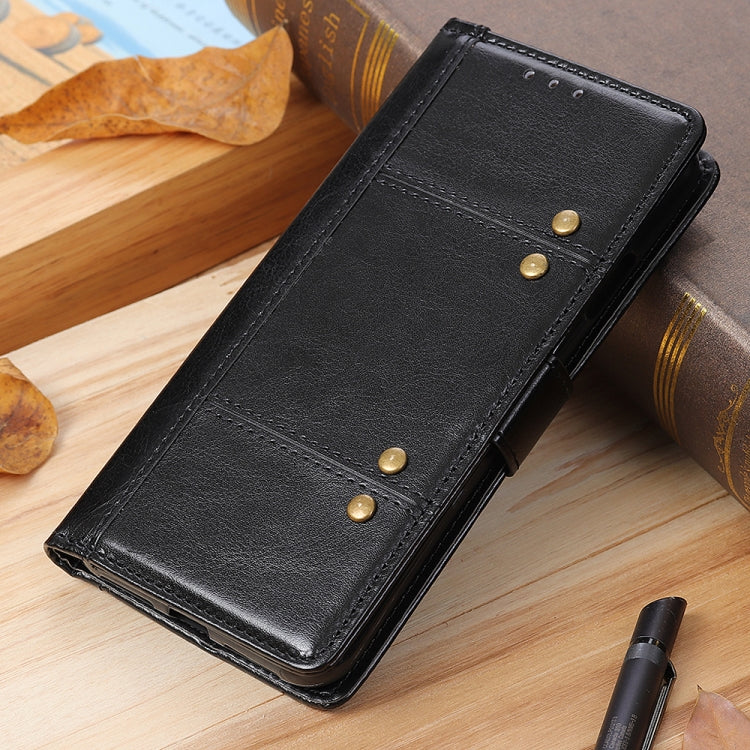 For OPPO Reno5 5G Peas Crazy Horse Texture Horizontal Flip Leather Case with Holder & Card Slots & Wallet