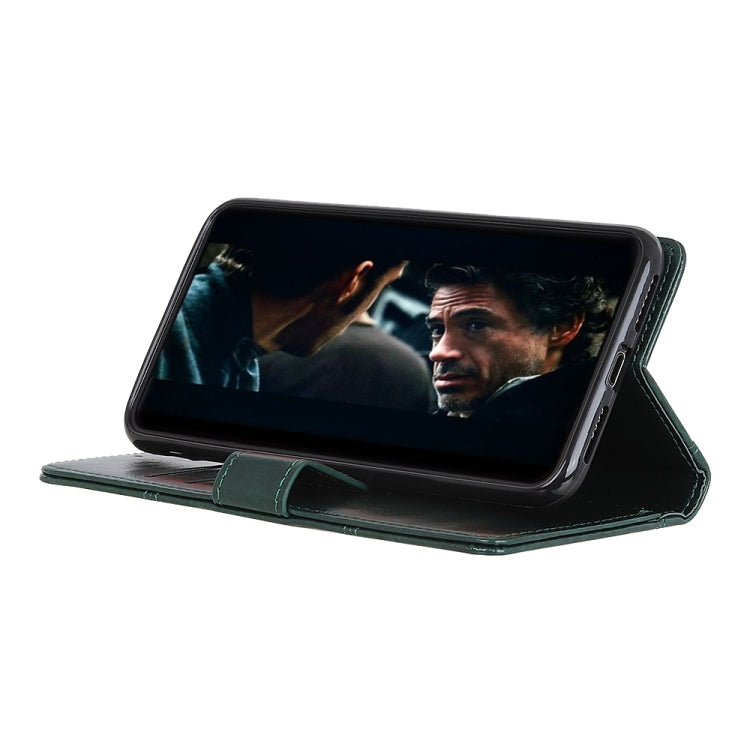 For OPPO Reno5 5G Peas Crazy Horse Texture Horizontal Flip Leather Case with Holder & Card Slots & Wallet