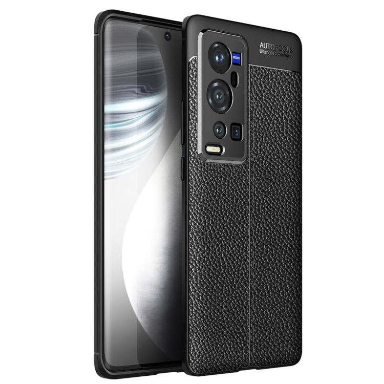 For vivo X60 Pro+ 5G Litchi Texture TPU Shockproof Case