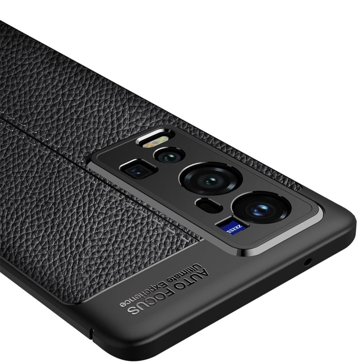 For vivo X60 Pro+ 5G Litchi Texture TPU Shockproof Case