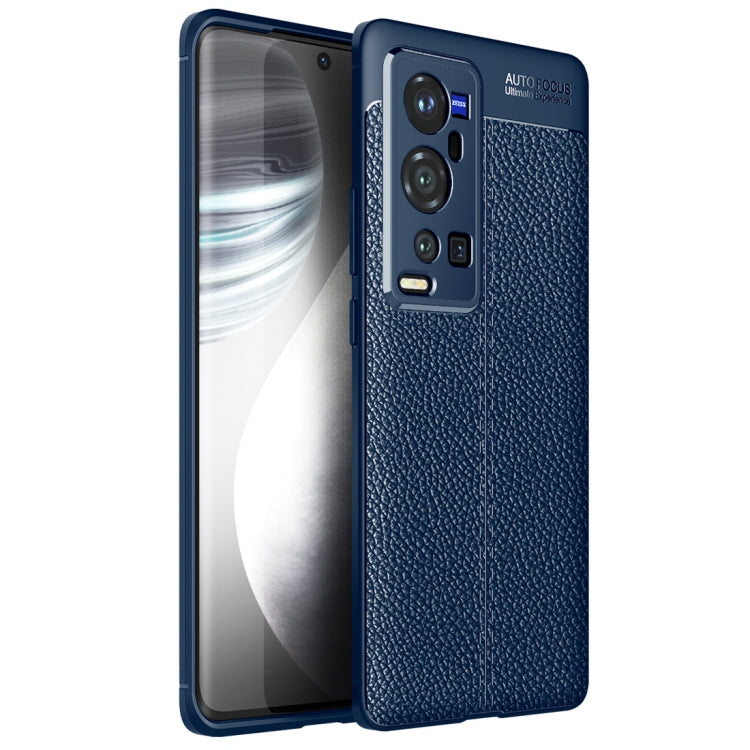 For vivo X60 Pro+ 5G Litchi Texture TPU Shockproof Case