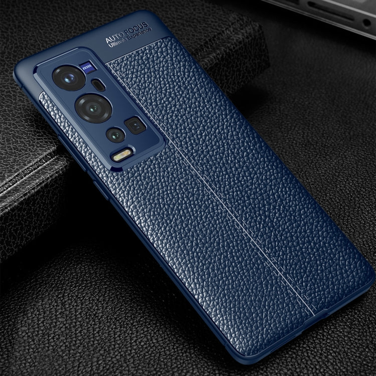 For vivo X60 Pro+ 5G Litchi Texture TPU Shockproof Case