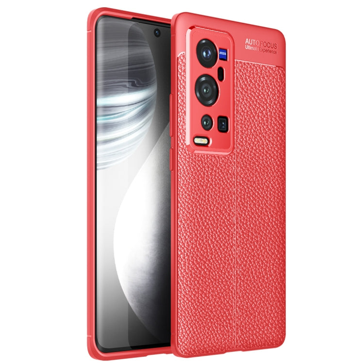 For vivo X60 Pro+ 5G Litchi Texture TPU Shockproof Case