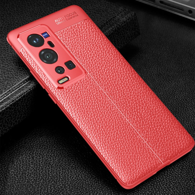 For vivo X60 Pro+ 5G Litchi Texture TPU Shockproof Case