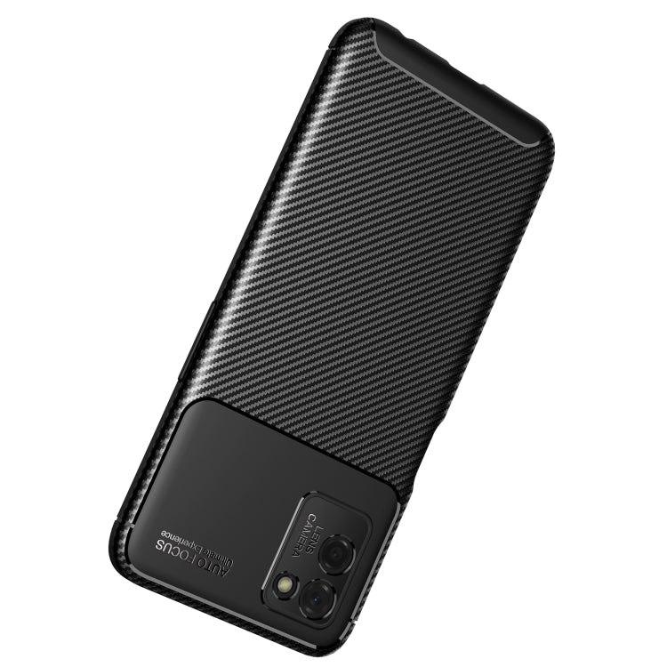For OPPO Realme V11 Carbon Fiber Texture Shockproof TPU Case