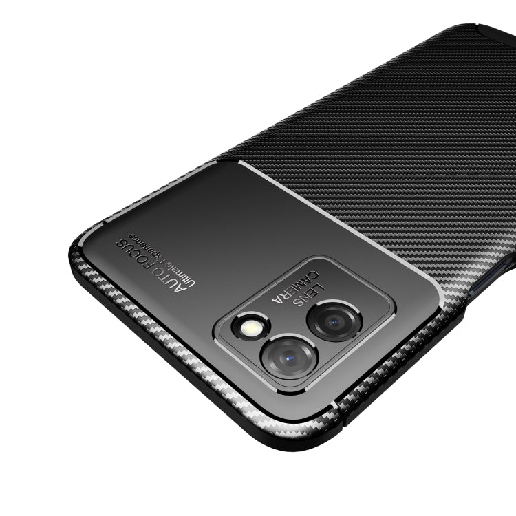 For OPPO Realme V11 Carbon Fiber Texture Shockproof TPU Case