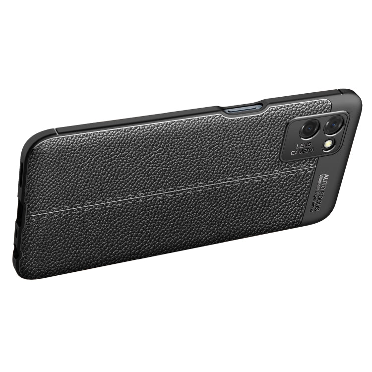 For OPPO Realme V11 Litchi Texture TPU Shockproof Case