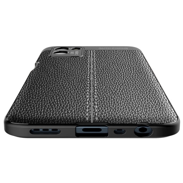 For OPPO Realme V11 Litchi Texture TPU Shockproof Case