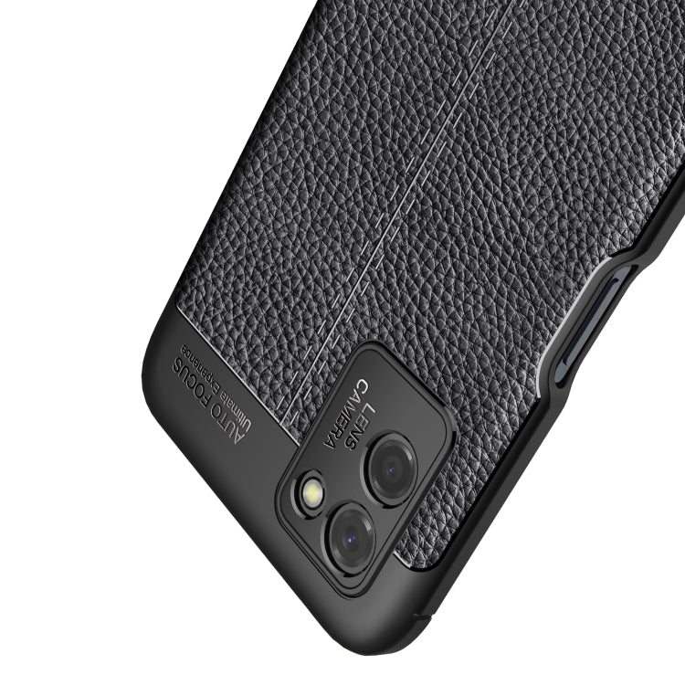 For OPPO Realme V11 Litchi Texture TPU Shockproof Case