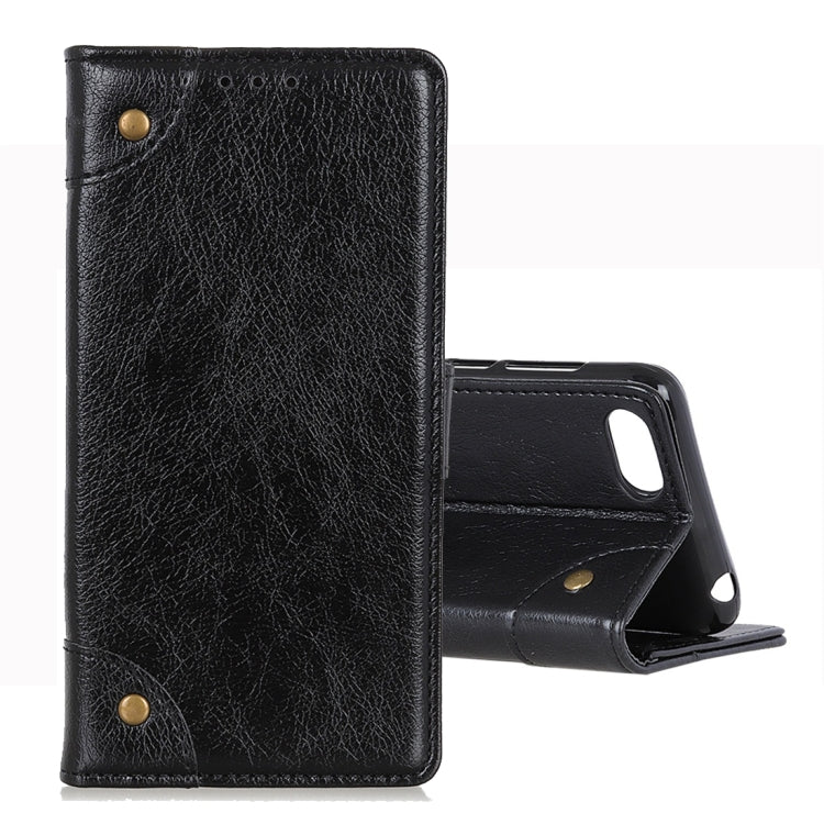 For OPPO Reno A Copper Buckle Nappa Texture Horizontal Flip Leather Case with Holder & Card Slots & Wallet
