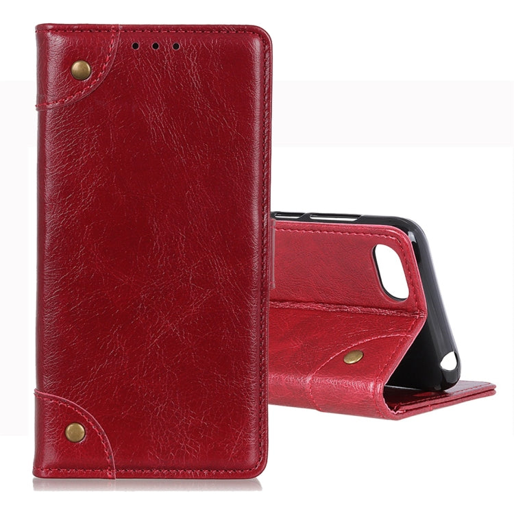 For OPPO Reno A Copper Buckle Nappa Texture Horizontal Flip Leather Case with Holder & Card Slots & Wallet