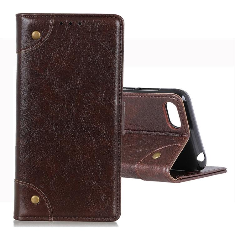 For OPPO Reno A Copper Buckle Nappa Texture Horizontal Flip Leather Case with Holder & Card Slots & Wallet