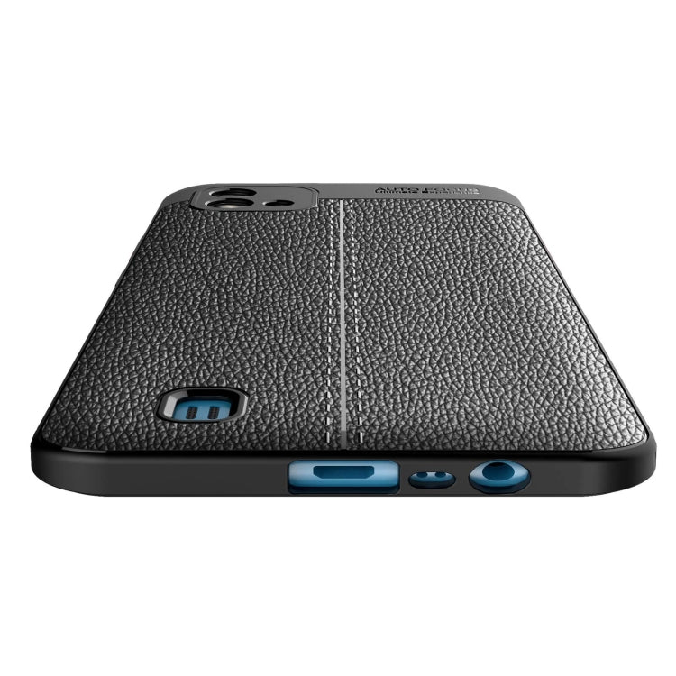 For OPPO Realme C20 Litchi Texture TPU Shockproof Case