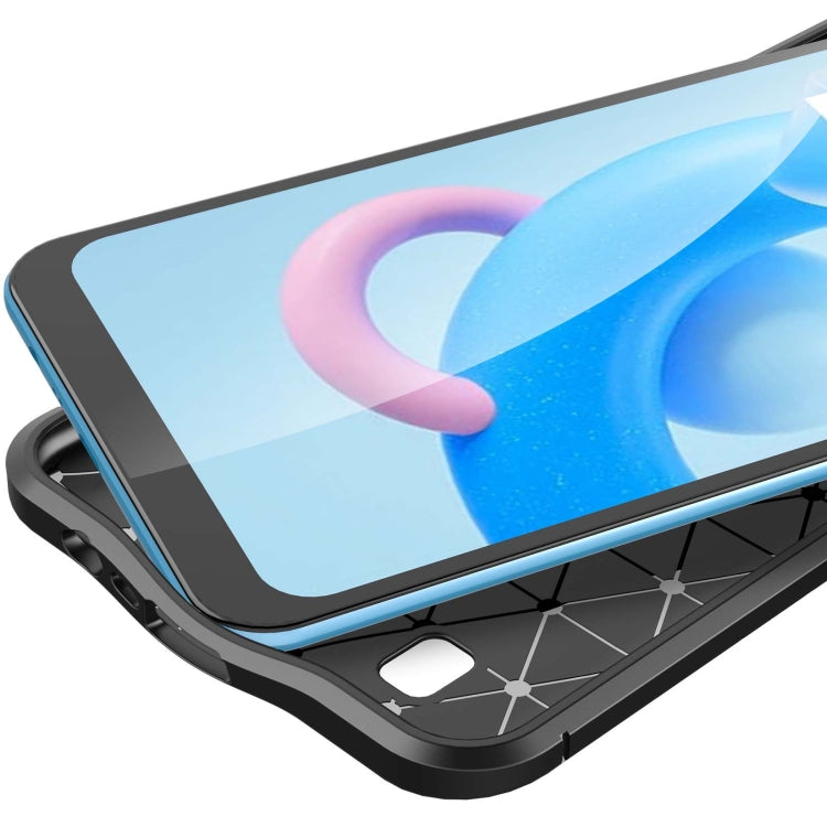 For OPPO Realme C20 Litchi Texture TPU Shockproof Case