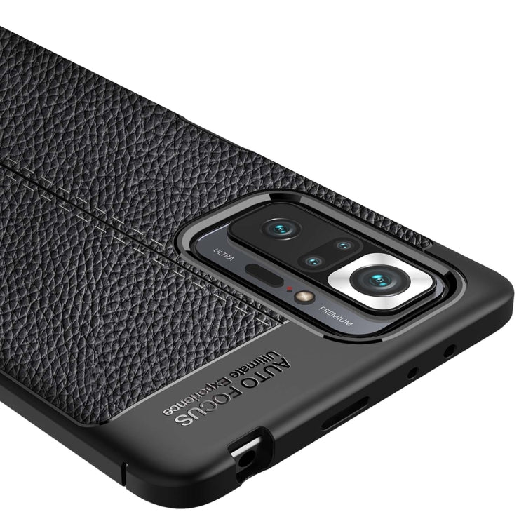 For Xiaomi Redmi Note 10 Pro / Note 10 Pro Max Litchi Texture TPU Shockproof Case