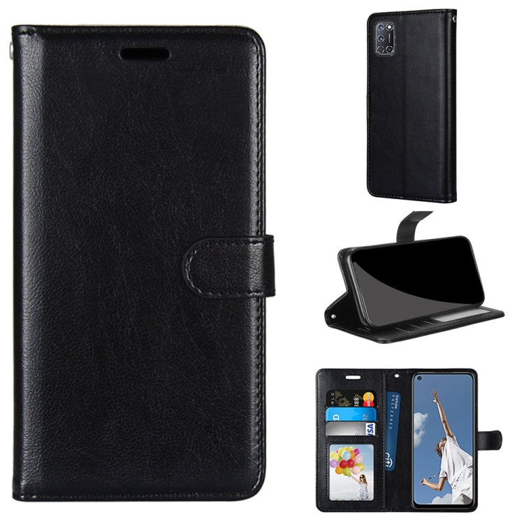 For OPPO A52 / A92 / A72 5G Pure Color Horizontal Flip PU Leather Case with Holder & Card Slots & Wallet & Photo Frame