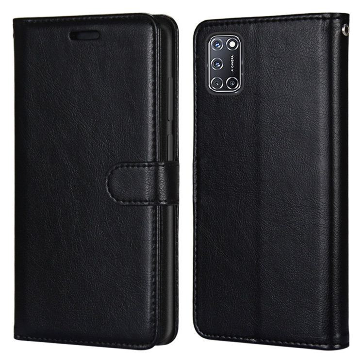For OPPO A52 / A92 / A72 5G Pure Color Horizontal Flip PU Leather Case with Holder & Card Slots & Wallet & Photo Frame