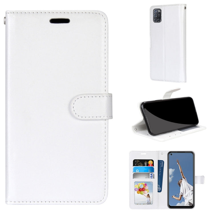 For OPPO A52 / A92 / A72 5G Pure Color Horizontal Flip PU Leather Case with Holder & Card Slots & Wallet & Photo Frame