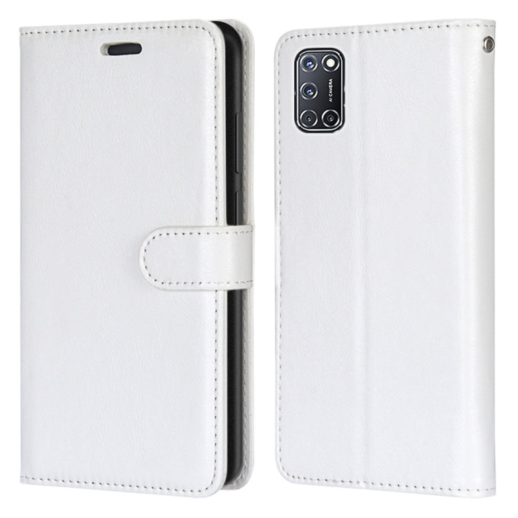 For OPPO A52 / A92 / A72 5G Pure Color Horizontal Flip PU Leather Case with Holder & Card Slots & Wallet & Photo Frame