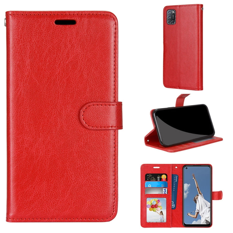 For OPPO A52 / A92 / A72 5G Pure Color Horizontal Flip PU Leather Case with Holder & Card Slots & Wallet & Photo Frame