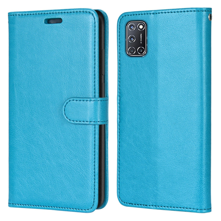 For OPPO A52 / A92 / A72 5G Pure Color Horizontal Flip PU Leather Case with Holder & Card Slots & Wallet & Photo Frame