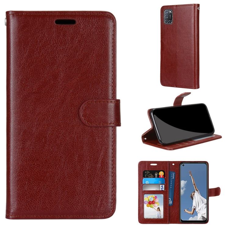 For OPPO A52 / A92 / A72 5G Pure Color Horizontal Flip PU Leather Case with Holder & Card Slots & Wallet & Photo Frame