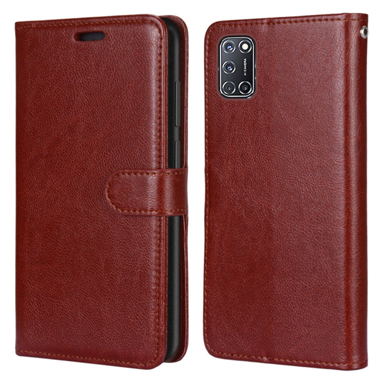 For OPPO A52 / A92 / A72 5G Pure Color Horizontal Flip PU Leather Case with Holder & Card Slots & Wallet & Photo Frame