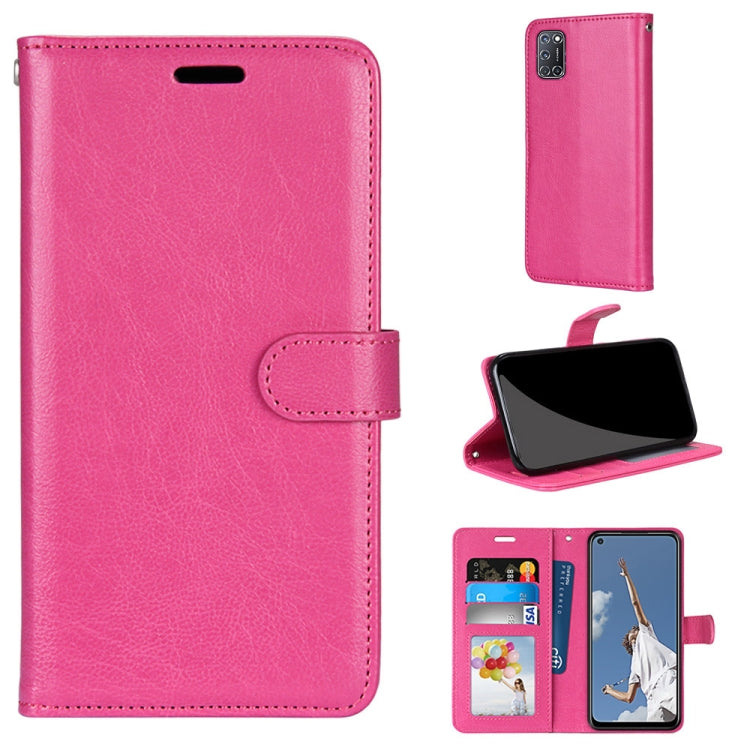 For OPPO A52 / A92 / A72 5G Pure Color Horizontal Flip PU Leather Case with Holder & Card Slots & Wallet & Photo Frame
