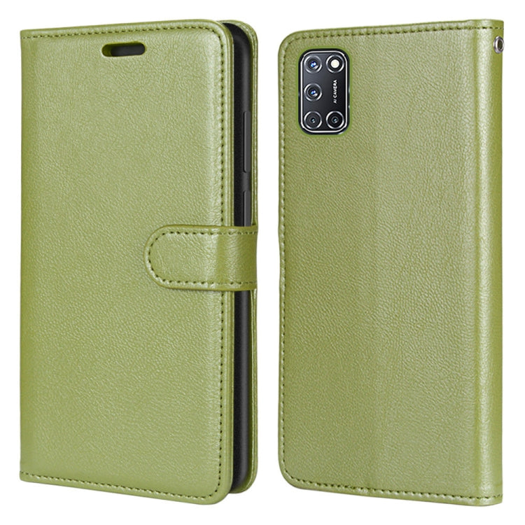 For OPPO A52 / A92 / A72 5G Pure Color Horizontal Flip PU Leather Case with Holder & Card Slots & Wallet & Photo Frame