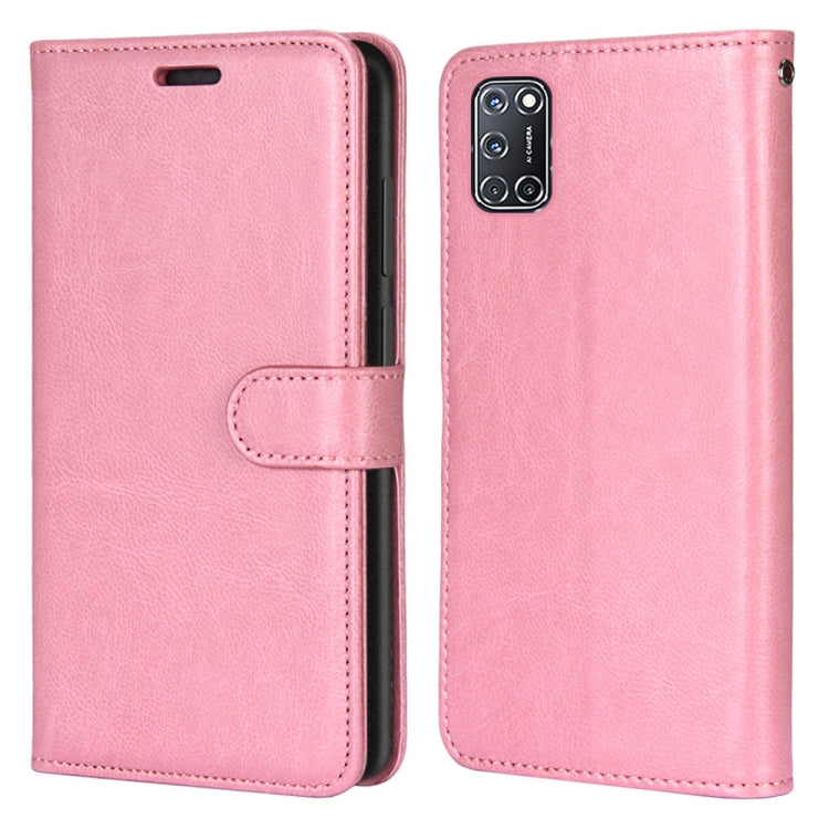 For OPPO A52 / A92 / A72 5G Pure Color Horizontal Flip PU Leather Case with Holder & Card Slots & Wallet & Photo Frame