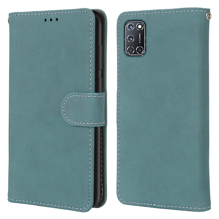 For OPPO A52 / A92 / A72 Retro Frosted Horizontal Flip PU Leather Case with Holder & Card Slots & Wallet & Photo Frame