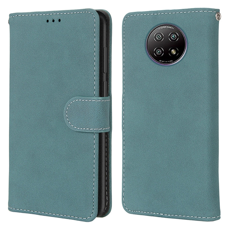 For Xiaomi Redmi Note 9 5G / Note 9T Retro Frosted Horizontal Flip PU Leather Case with Holder & Card Slots & Wallet & Photo Frame