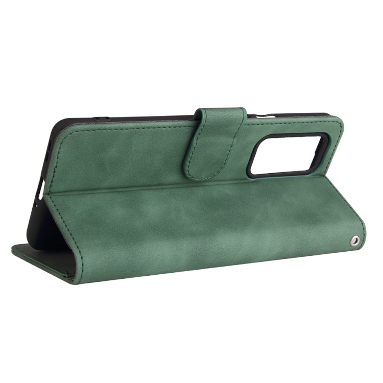 For OnePlus 9 Pro Solid Color Skin Feel Magnetic Buckle Horizontal Flip Calf Texture PU Leather Case with Holder & Card Slots & Wallet