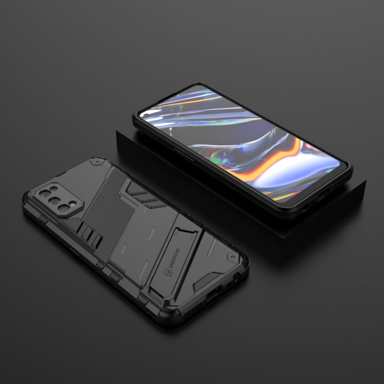 For OPPO Realme 7 Pro Punk Armor 2 in 1 PC + TPU Shockproof Case with Invisible Holder