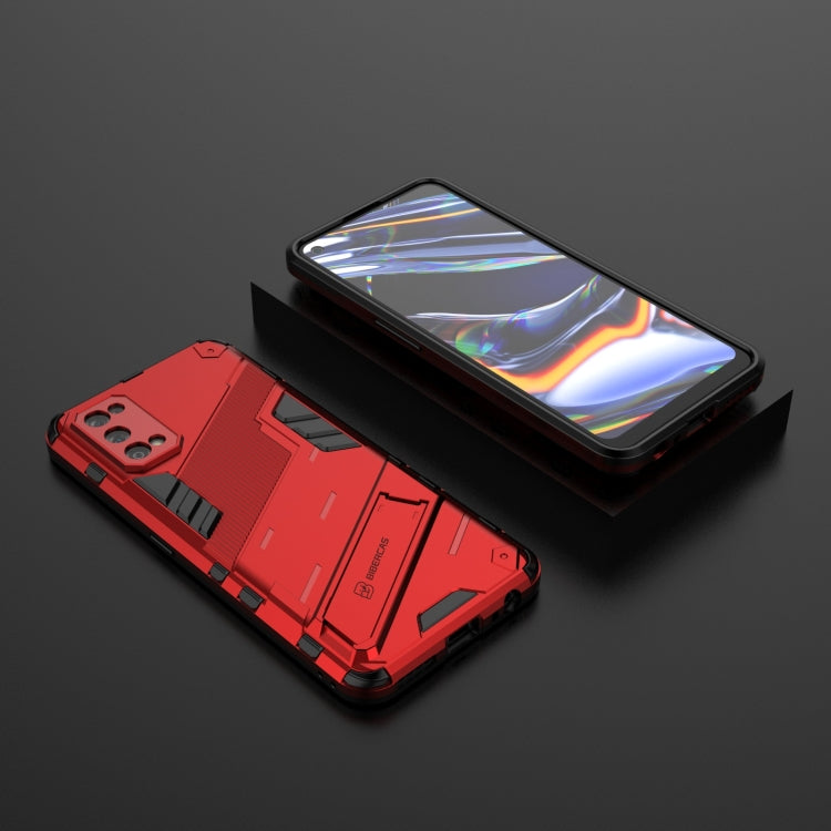 For OPPO Realme 7 Pro Punk Armor 2 in 1 PC + TPU Shockproof Case with Invisible Holder