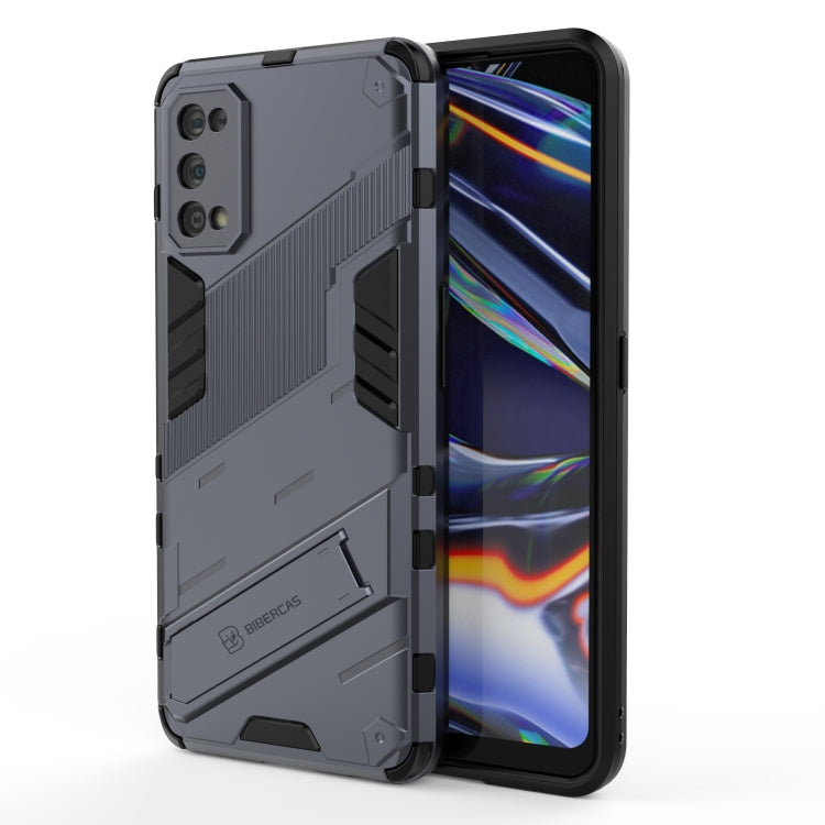 For OPPO Realme 7 Pro Punk Armor 2 in 1 PC + TPU Shockproof Case with Invisible Holder