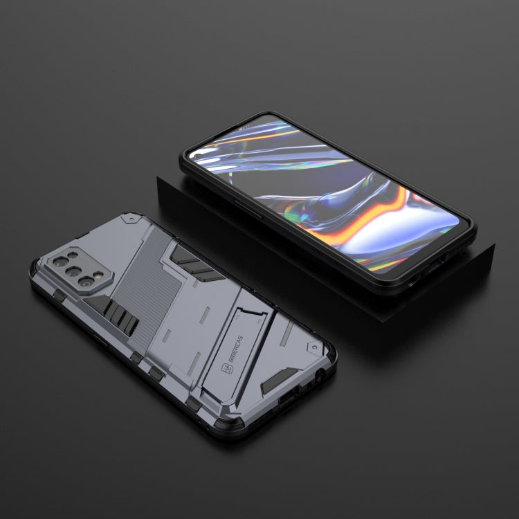 For OPPO Realme 7 Pro Punk Armor 2 in 1 PC + TPU Shockproof Case with Invisible Holder