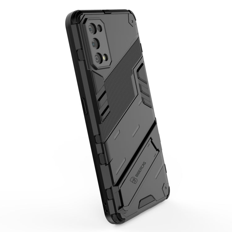 For OPPO Realme 7 Pro Punk Armor 2 in 1 PC + TPU Shockproof Case with Invisible Holder