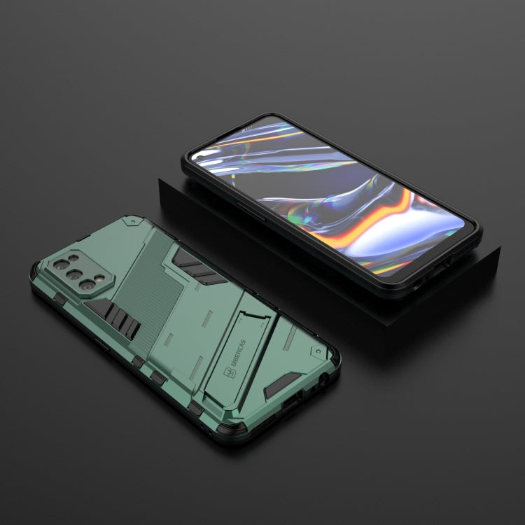 For OPPO Realme 7 Pro Punk Armor 2 in 1 PC + TPU Shockproof Case with Invisible Holder