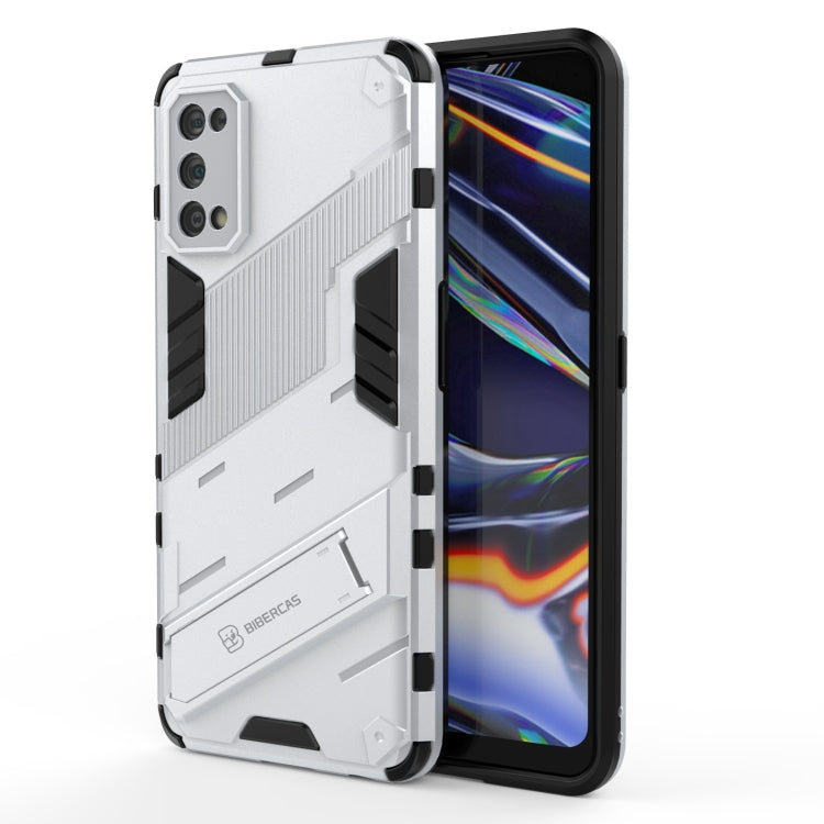 For OPPO Realme 7 Pro Punk Armor 2 in 1 PC + TPU Shockproof Case with Invisible Holder