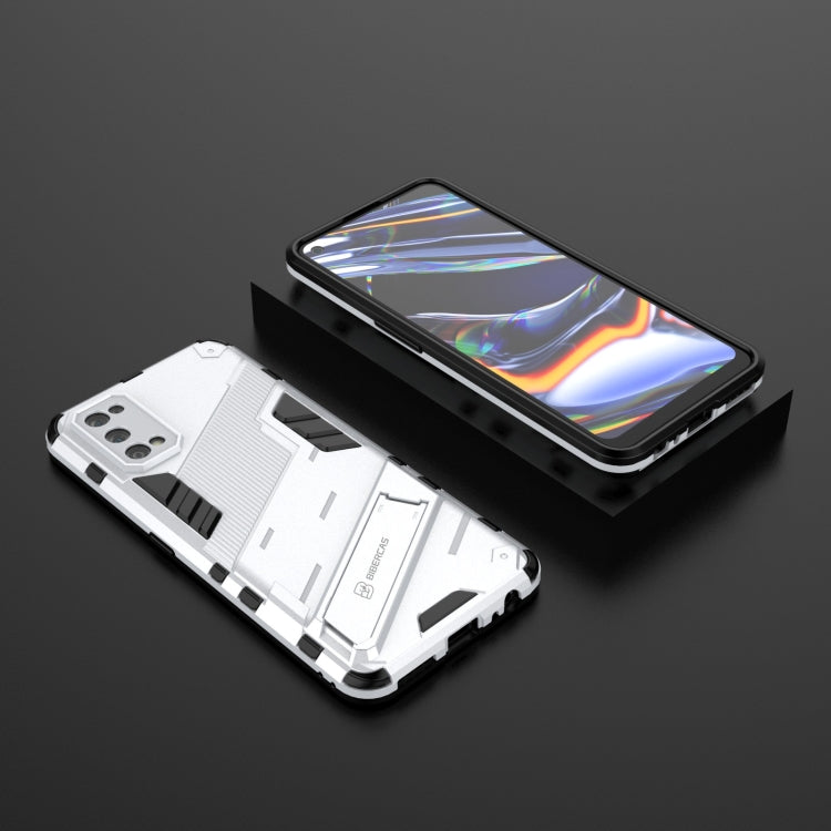 For OPPO Realme 7 Pro Punk Armor 2 in 1 PC + TPU Shockproof Case with Invisible Holder