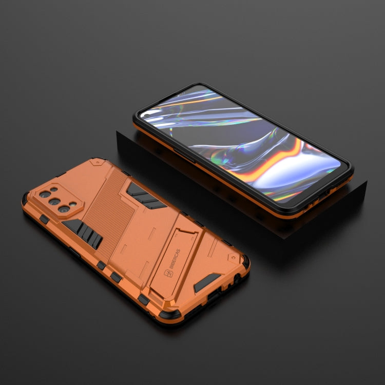 For OPPO Realme 7 Pro Punk Armor 2 in 1 PC + TPU Shockproof Case with Invisible Holder