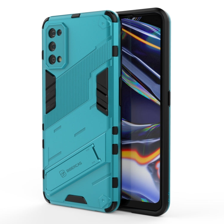 For OPPO Realme 7 Pro Punk Armor 2 in 1 PC + TPU Shockproof Case with Invisible Holder