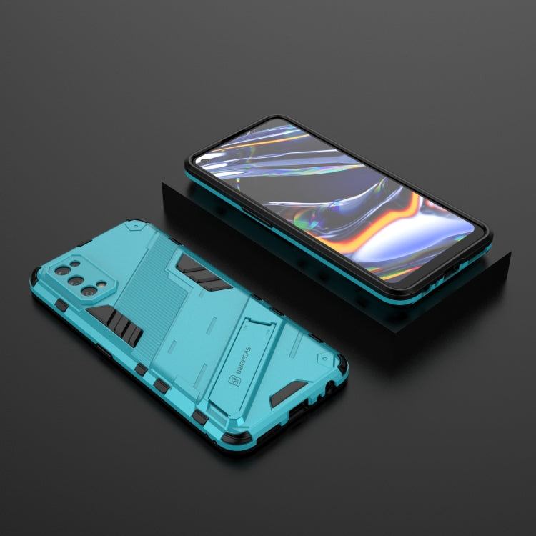 For OPPO Realme 7 Pro Punk Armor 2 in 1 PC + TPU Shockproof Case with Invisible Holder